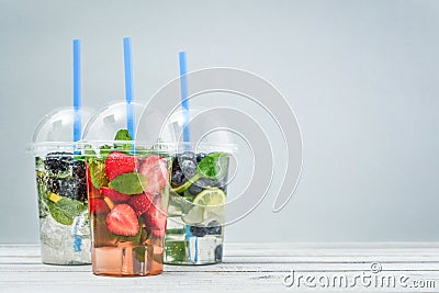 Take away drinks concept. Stock Photo