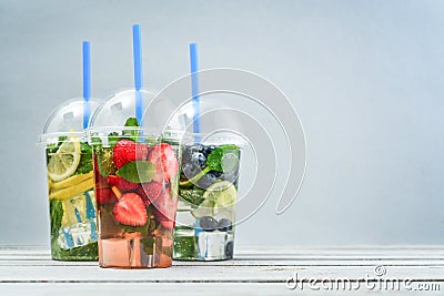 Take away drinks concept. Stock Photo