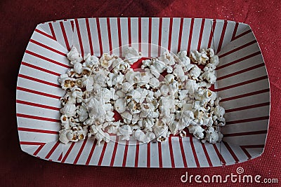 Take away popcorn Stock Photo