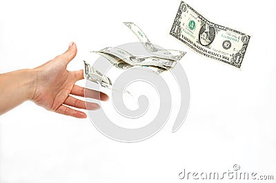 Take away your money Stock Photo