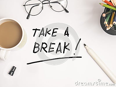 Take a break Stock Photo