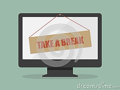 Take a break Vector Illustration