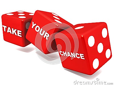 Take chance Stock Photo