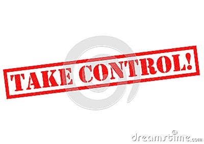 TAKE CONTROL! Stock Photo