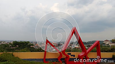 View of Taman Wilis Semarang Stock Photo