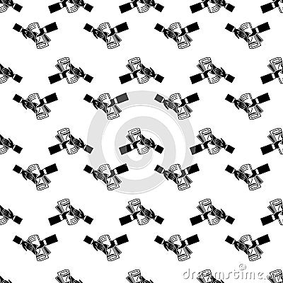 Take election poster pattern seamless vector Vector Illustration