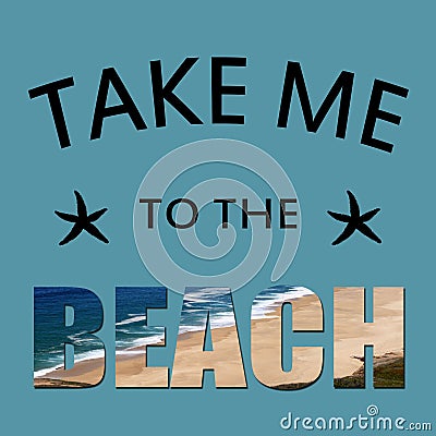 Take me to the beach Stock Photo