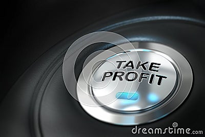 Take profit, financial concept Stock Photo