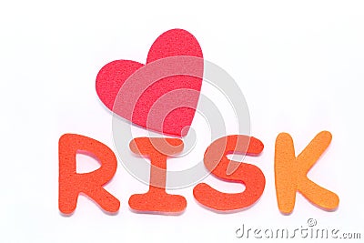 Take risk Stock Photo