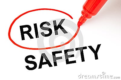 Take Risks Instead Of Safety Concept Stock Photo