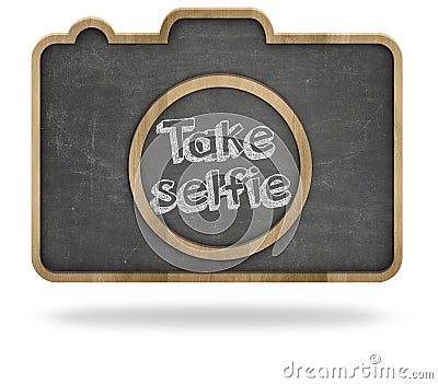 Take selfie concept Stock Photo