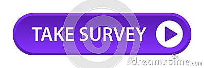 Take survey button Vector Illustration