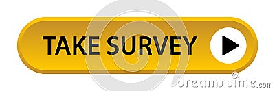 Take survey button Vector Illustration