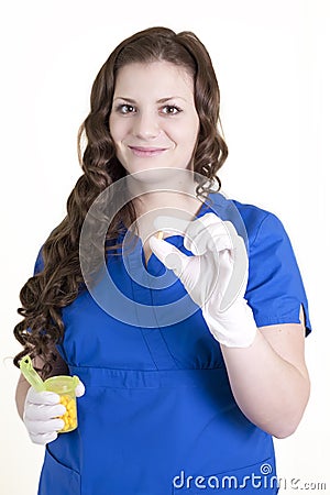 Take your Medicine Stock Photo