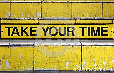 Take your time Stock Photo