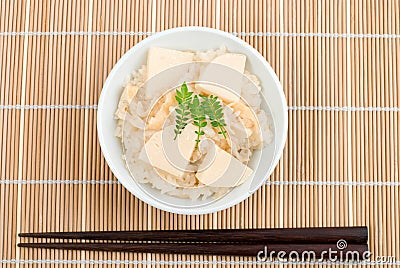 Takenoko-gohan Stock Photo