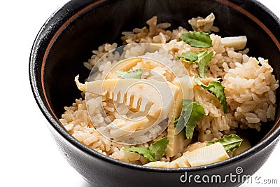 Takenoko Gohan Stock Photo