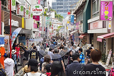 Takeshita street Editorial Stock Photo