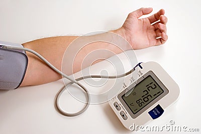 Taking blood pressure Stock Photo