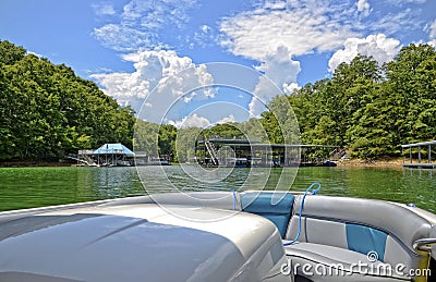 Taking a Boat Out on the Lake Stock Photo