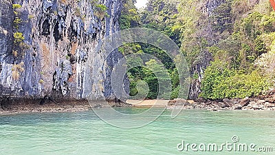 Kayaking in Thailand mangrove forest on island Stock Photo