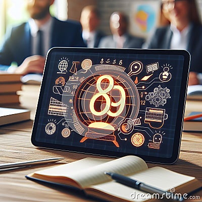 Taking a language class Learning a new language or improvin l Stock Photo