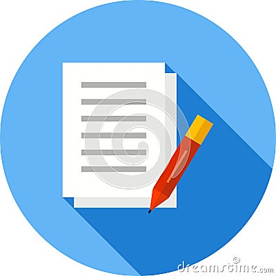 Taking Notes Vector Illustration