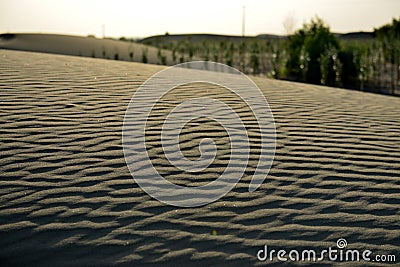 Taklimakan Desert Stock Photo