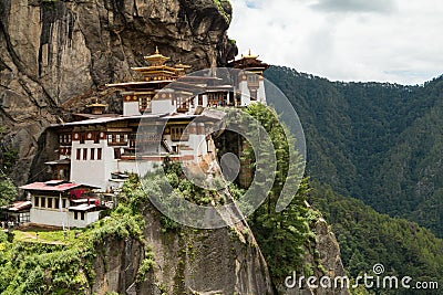 Taktsang Palphug Monastery (also known as The Tiger nest) , Paro, Bhutan Stock Photo