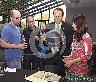 Tal Brody at Screening of `On the Map` in West Orange, NJ Editorial Stock Photo