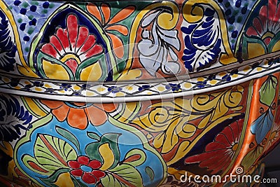 Talavera pottery Stock Photo