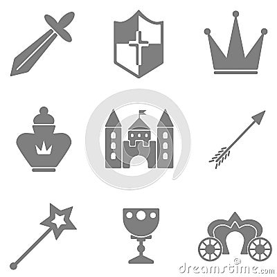 Tale icon set Vector Illustration