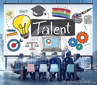 Talent Expertise Natural Skill Occupation Skills Concept Stock Photo