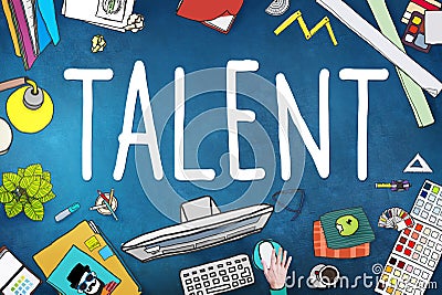 Talent Gifted Skills Abilities Capability Expertise Concept Stock Photo