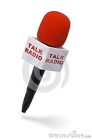 Talk Radio Microphone Stock Photo