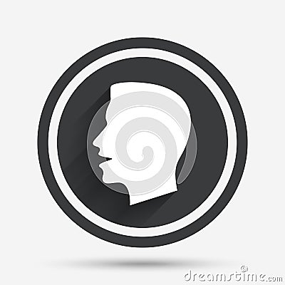 Talk or speak icon. Loud noise symbol. Vector Illustration
