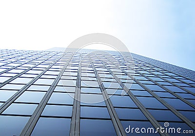 Tall Building Office Windows Stock Photo