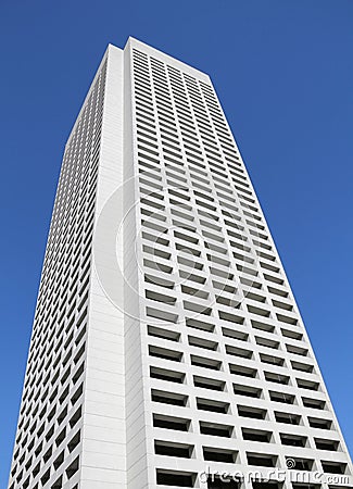 Tall Concrete Building Stock Photo