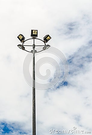 A tall lamppost Stock Photo