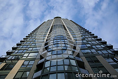 Tall luxury residential building Stock Photo