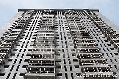 Tall residential building Stock Photo