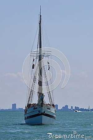 Tall Ship Windy Editorial Stock Photo