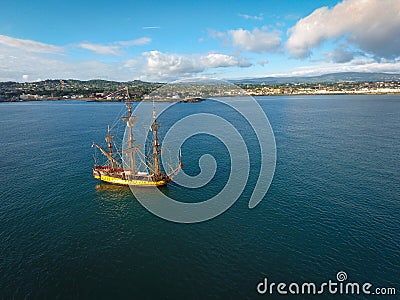 Tall ships. Dublin Riverfest 2017. Ireland Stock Photo