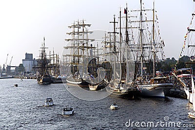 The Tall Ships Races 2013 in Riga Editorial Stock Photo