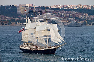 Tall Ships Regatta 2010 - Tenacious Editorial Stock Photo