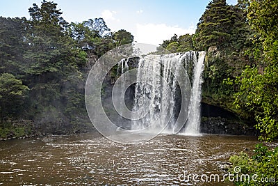 Tall Waterfall Stock Photo