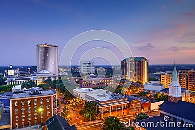 Tallahassee Skyline Stock Photo