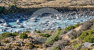 Hooker River Stock Photo