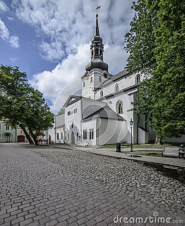 Tallinn, estonia, europe, the holy lutheran cathedral mary virgin Editorial Stock Photo