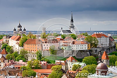 Tallinn. Toompea hill Stock Photo
